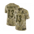 Men's Nike Pittsburgh Steelers #13 James Washington Limited Camo 2018 Salute to Service NFL Jersey