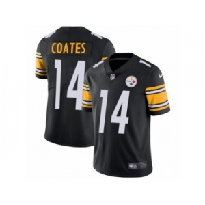 Men's Nike Pittsburgh Steelers #14 Sammie Coates Vapor Untouchable Limited Black Team Color NFL Jersey