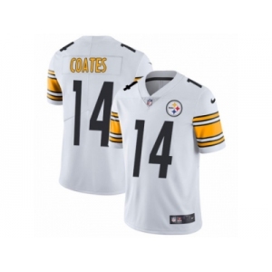 Men's Nike Pittsburgh Steelers #14 Sammie Coates Vapor Untouchable Limited White NFL Jersey