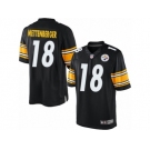 Men's Nike Pittsburgh Steelers #18 Zach Mettenberger Limited Black Team Color NFL Jersey