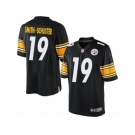 Men's Nike Pittsburgh Steelers #19 JuJu Smith-Schuster Limited Black Team Color NFL Jersey