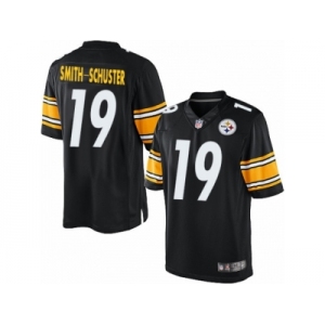 Men's Nike Pittsburgh Steelers #19 JuJu Smith-Schuster Limited Black Team Color NFL Jersey