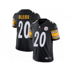 Men's Nike Pittsburgh Steelers #20 Rocky Bleier Vapor Untouchable Limited Black Team Color NFL Jersey