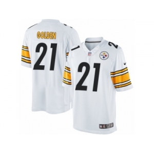 Men's Nike Pittsburgh Steelers #21 Robert Golden Limited White NFL Jersey