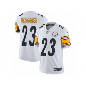 Men's Nike Pittsburgh Steelers #23 Mike Wagner Vapor Untouchable Limited White NFL Jersey