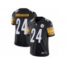 Men's Nike Pittsburgh Steelers #24 Coty Sensabaugh Black Team Color Vapor Untouchable Limited Player NFL Jersey