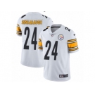 Men's Nike Pittsburgh Steelers #24 Coty Sensabaugh White Vapor Untouchable Limited Player NFL Jersey