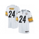 Men's Nike Pittsburgh Steelers #24 Justin Gilbert Limited White NFL Jersey