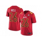 Men's Nike Pittsburgh Steelers #26 Le'Veon Bell Limited Red 2017 Pro Bowl NFL Jersey