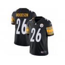 Men's Nike Pittsburgh Steelers #26 Rod Woodson Vapor Untouchable Limited Black Team Color NFL Jersey