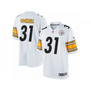 Men's Nike Pittsburgh Steelers #31 Ross Cockrell Limited White NFL Jersey