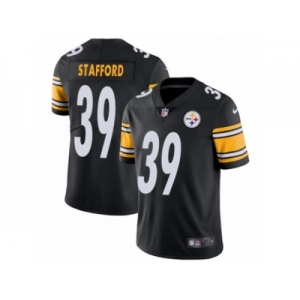 Men's Nike Pittsburgh Steelers #39 Daimion Stafford Black Team Color Vapor Untouchable Limited Player NFL Jersey