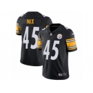 Men's Nike Pittsburgh Steelers #45 Roosevelt Nix Vapor Untouchable Limited Black Team Color NFL Jersey