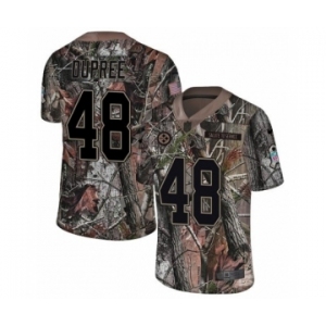 Men's Nike Pittsburgh Steelers #48 Bud Dupree Camo Rush Realtree Limited NFL Jersey