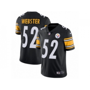 Men's Nike Pittsburgh Steelers #52 Mike Webster Vapor Untouchable Limited Black Team Color NFL Jersey