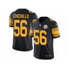 Men's Nike Pittsburgh Steelers #56 Anthony Chickillo Limited Black Rush NFL Jersey