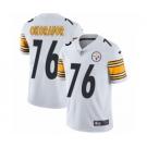 Men's Nike Pittsburgh Steelers #76 Chukwuma Okorafor White Vapor Untouchable Limited Player NFL Jersey