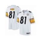 Men's Nike Pittsburgh Steelers #81 Jesse James Limited White NFL Jersey