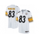 Men's Nike Pittsburgh Steelers #83 Cobi Hamilton Limited White NFL Jersey