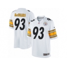 Men's Nike Pittsburgh Steelers #93 Dan McCullers Limited White NFL Jersey