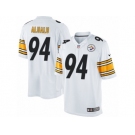 Men's Nike Pittsburgh Steelers #94 Tyson Alualu Limited White NFL Jersey