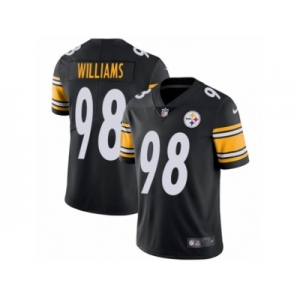 Men's Nike Pittsburgh Steelers #98 Vince Williams Vapor Untouchable Limited Black Team Color NFL Jersey