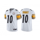 Men's Pittsburgh Steelers #10 Mitchell Trubisky White Vapor Untouchable Limited Stitched Jersey