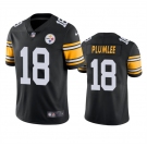 Men's Pittsburgh Steelers #18 John Rhys Plumlee Black Vapor Untouchable Limited Football Stitched Jersey