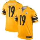 Men's Pittsburgh Steelers #19 JuJu Smith-Schuster Limited Gold Inverted Legend Football Jersey