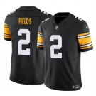 Men's Pittsburgh Steelers #2 Justin Fields Black 2024 F.U.S.E. Vapor Untouchable Limited Football Stitched Jersey