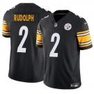 Men's Pittsburgh Steelers #2 Mason Rudolph Black 2025 F.U.S.E. Vapor Untouchable Limited Football Stitched Jersey