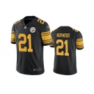 Men's Pittsburgh Steelers #21 Tre Norwood Black Color Rush Limited Stitched Jersey