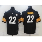 Men's Pittsburgh Steelers #22 Najee Harris Black Alternate Vapor Untouchable Limited Player Football Jersey