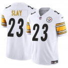 Men's Pittsburgh Steelers #23 Darius Slay Jr. White 2025 F.U.S.E. Vapor Untouchable Limited Football Stitched Jersey