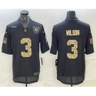 Men's Pittsburgh Steelers #3 Russell Wilson Black Camo 2020 Salute To Service Stitched NFL Nike Limited Jersey