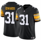 Men's Pittsburgh Steelers #31 Daijun Edwards Black 2024 F.U.S.E. Alternate Vapor Untouchable Limited Football Stitched Jersey