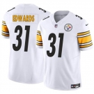 Men's Pittsburgh Steelers #31 Daijun Edwards White 2024 F.U.S.E. Vapor Untouchable Limited Football Stitched Jersey