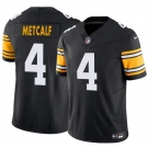 Men's Pittsburgh Steelers #4 DK Metcalf Black 2025 F.U.S.E. Vapor Untouchable Limited Football Stitched Jersey