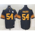 Men's Pittsburgh Steelers #54 Zach Frazier Black Color Rush Untouchable Limited Stitched Jersey