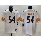 Men's Pittsburgh Steelers #54 Zach Frazier White Vapor Untouchable Limited Stitched Jersey