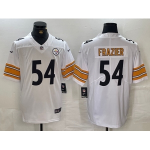 Men's Pittsburgh Steelers #54 Zach Frazier White Vapor Untouchable Limited Stitched Jersey