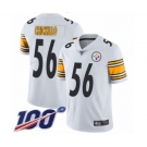 Men's Pittsburgh Steelers #56 Anthony Chickillo White Vapor Untouchable Limited Player 100th Season Football Jersey