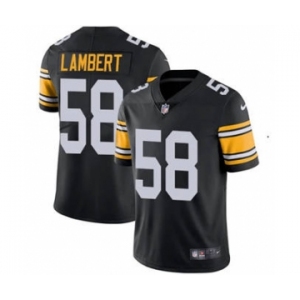 Men's Pittsburgh Steelers #58 Jack Lambert Black Vapor Untouchable Limited Stitched Football Jersey
