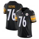 Men's Pittsburgh Steelers #76 Troy Fautanu Black Vapor Untouchable Limited Football Stitched Jersey