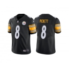 Men's Pittsburgh Steelers #8 Kenny Pickett 2022 Black Vapor Untouchable Limited Stitched Jersey