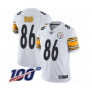 Men's Pittsburgh Steelers #86 Hines Ward White Vapor Untouchable Limited Player 100th Season Football Jersey