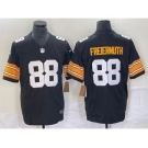 Men's Pittsburgh Steelers #88 Pat Freiermuth Black 2023 FUSE Vapor Limited Stitched Throwback Jersey