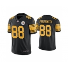 Men's Pittsburgh Steelers #88 Pat Freiermuth Black Color Rush Limited Stitched Football Jersey