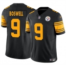 Men's Pittsburgh Steelers #9 Chris Boswell Black 2024 F.U.S.E. Color Rush Limited Football Stitched Jersey