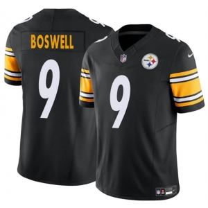 Men's Pittsburgh Steelers #9 Chris Boswell Black 2024 F.U.S.E. Vapor Untouchable Limited Football Stitched Jersey
